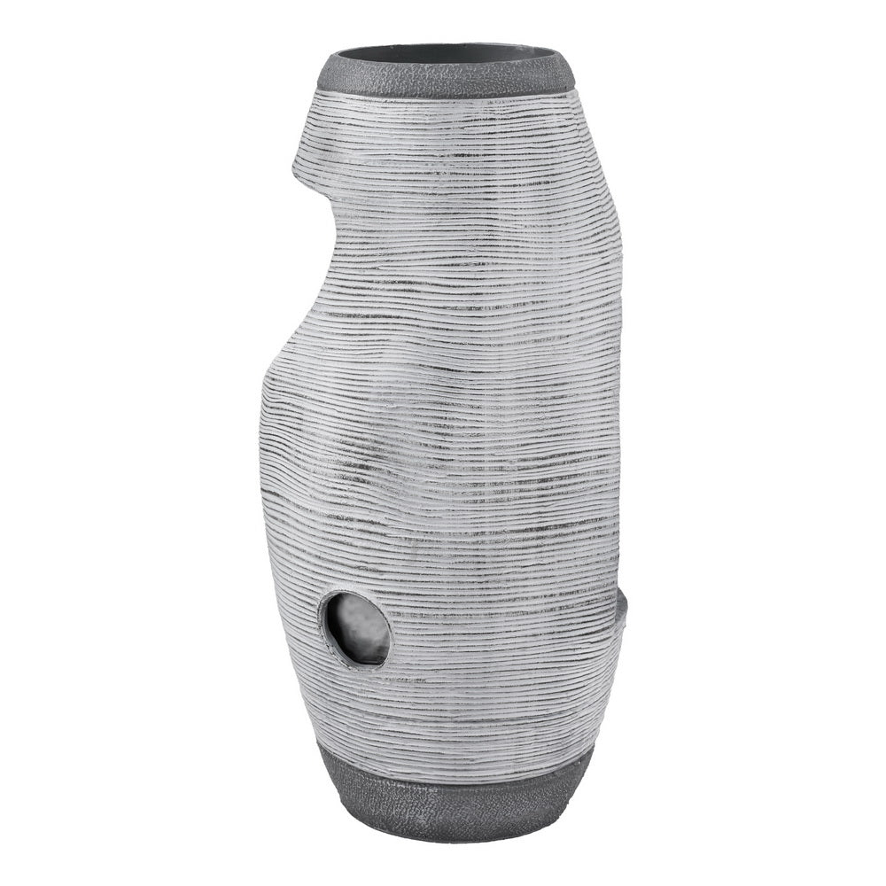 Modern Solar Wall water Feature with Artistic Sculptural Design