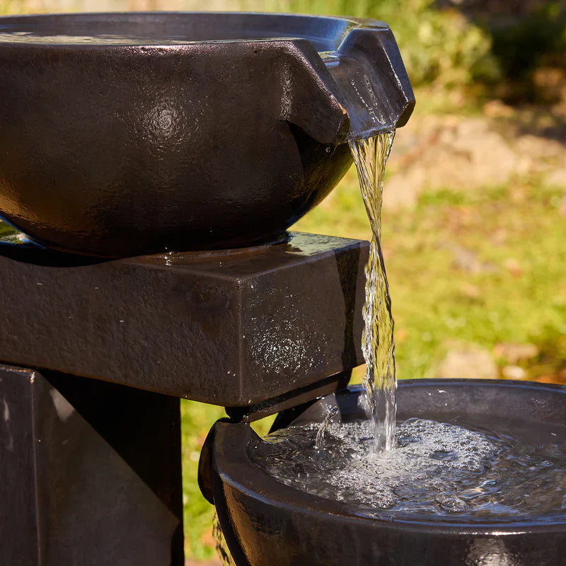 Cascading Heritage Modern Tiered Garden Water Feature