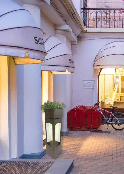 Modern Rain Curtain LED Lighting Wall Water Feature