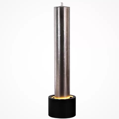 Modern Stainless Steel Bubbling LED Light Water Feature