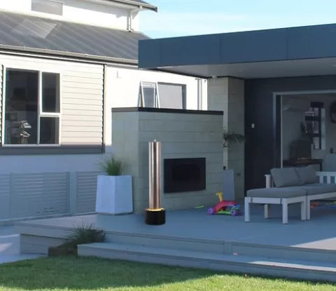 Modern Stainless Steel Bubbling LED Light Water Feature