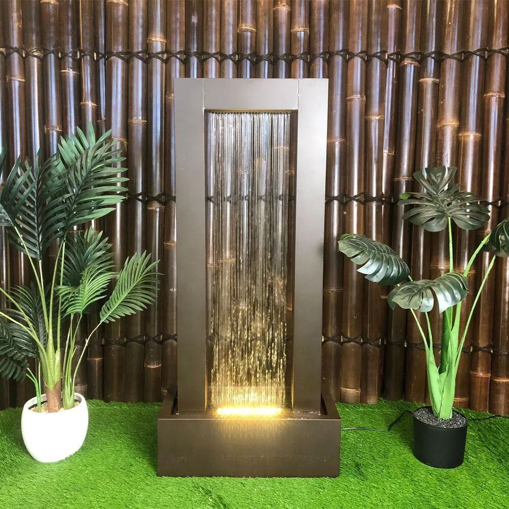 Modern Minimalist LED Lighting Water Feature