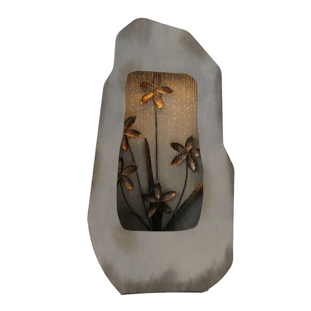 Abstract Rain Curtain LED Lighting Flower Water Feature