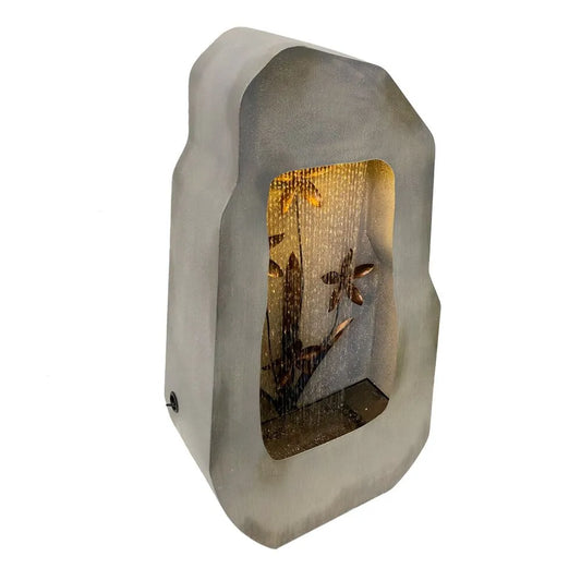 Abstract Rain Curtain LED Lighting Flower Water Feature