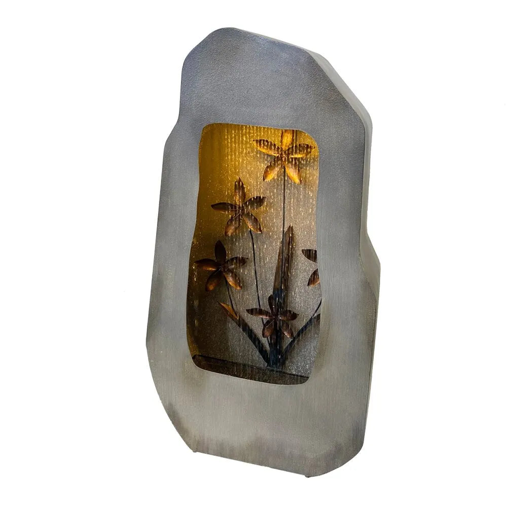 Abstract Rain Curtain LED Lighting Flower Water Feature