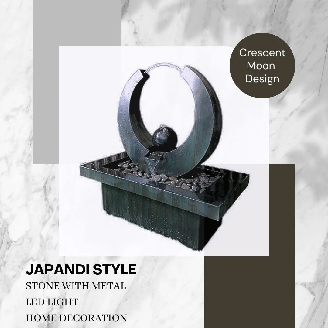 Modern Abstract Sphere Water Feature