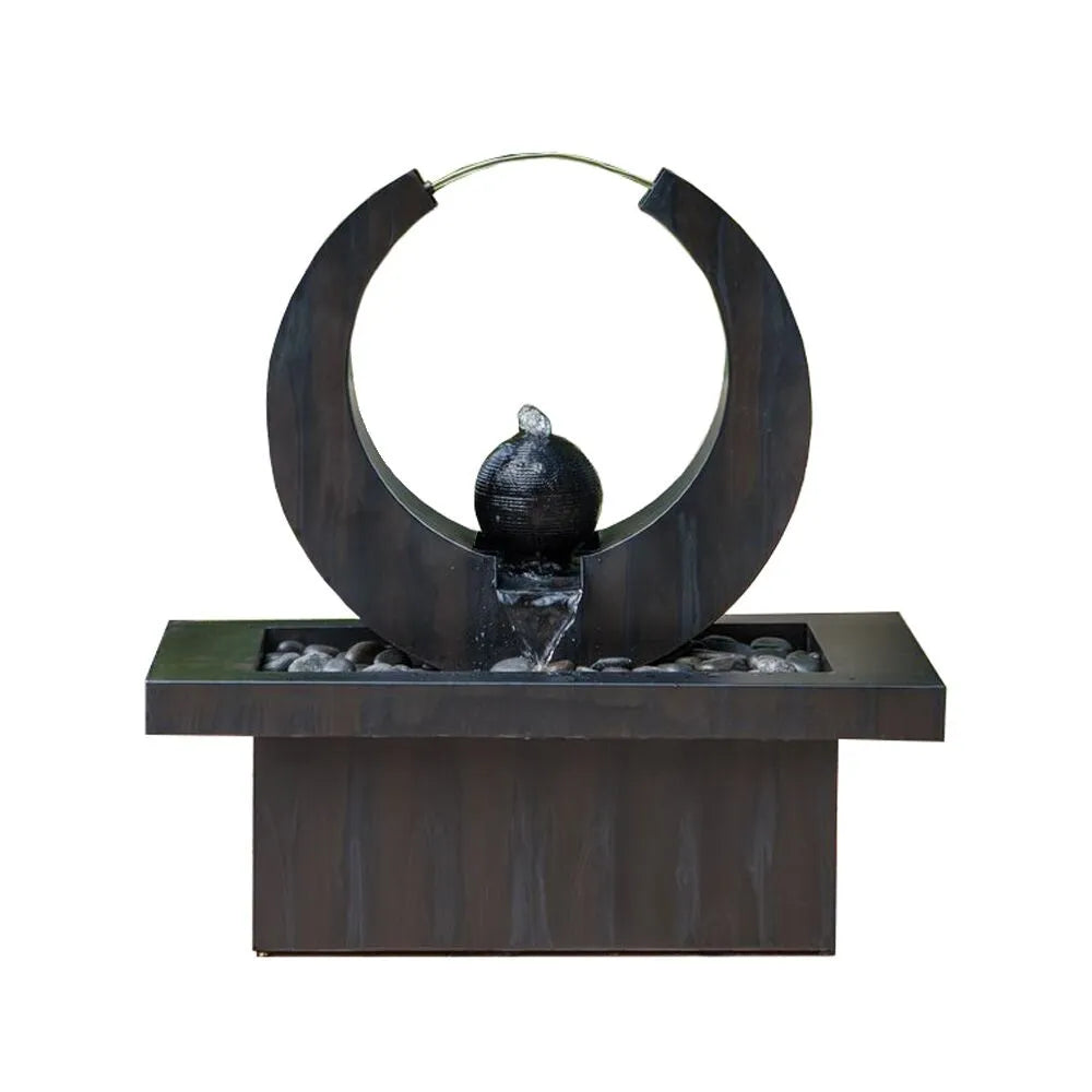 Modern Abstract Sphere Water Feature