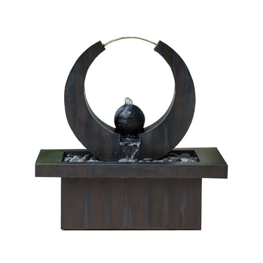Modern Abstract Sphere Water Feature