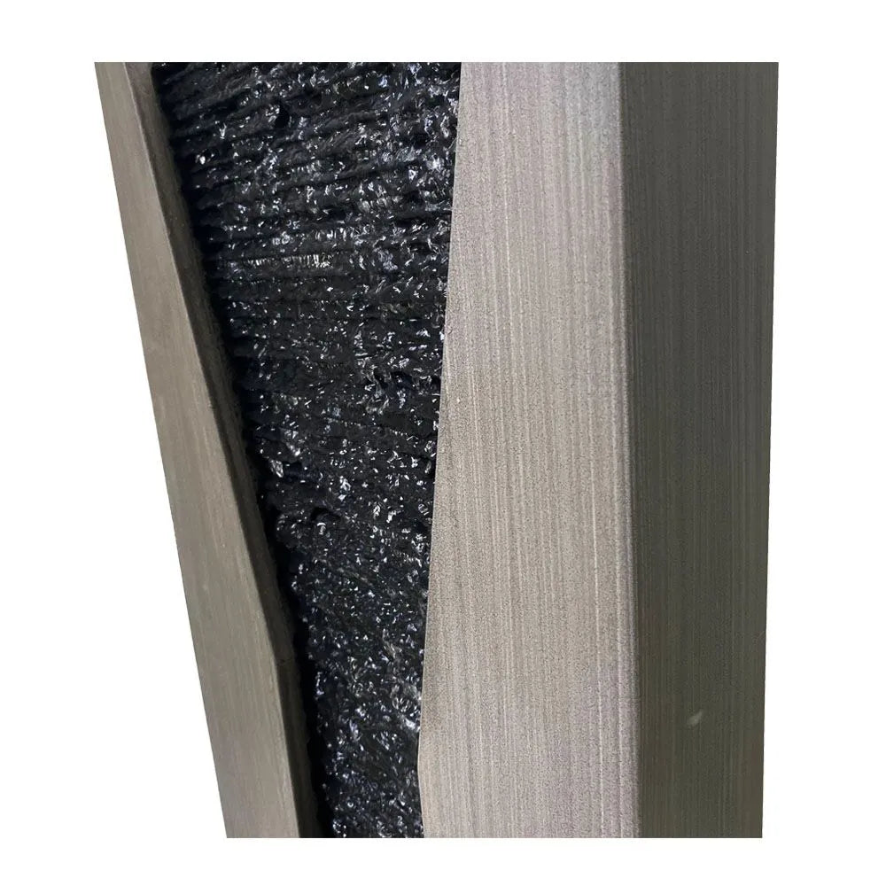 Modern Vertical Wall Water Feature with LED Lighting