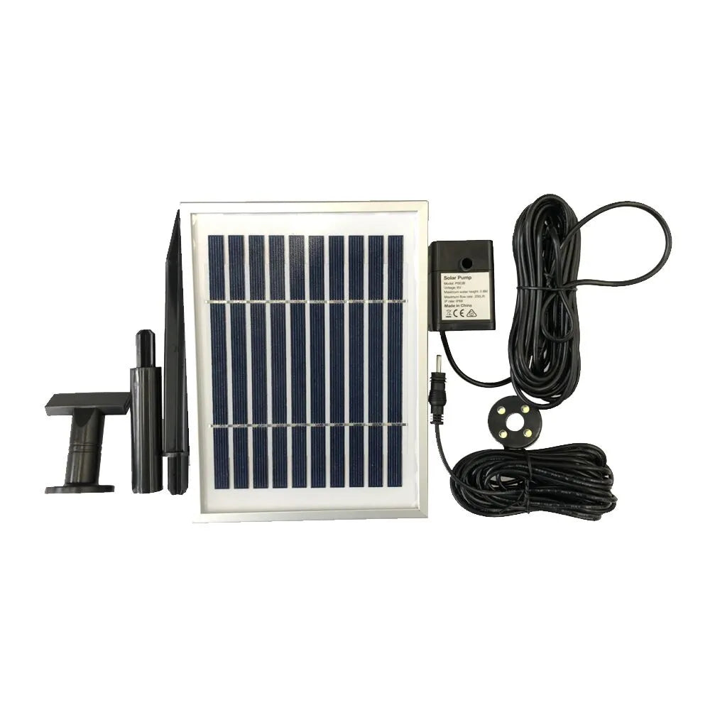 Solar powered Buddha LED Light Water Feature