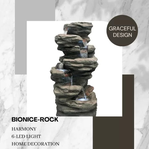 Driftora Rock Cascading LED Light Water Feature