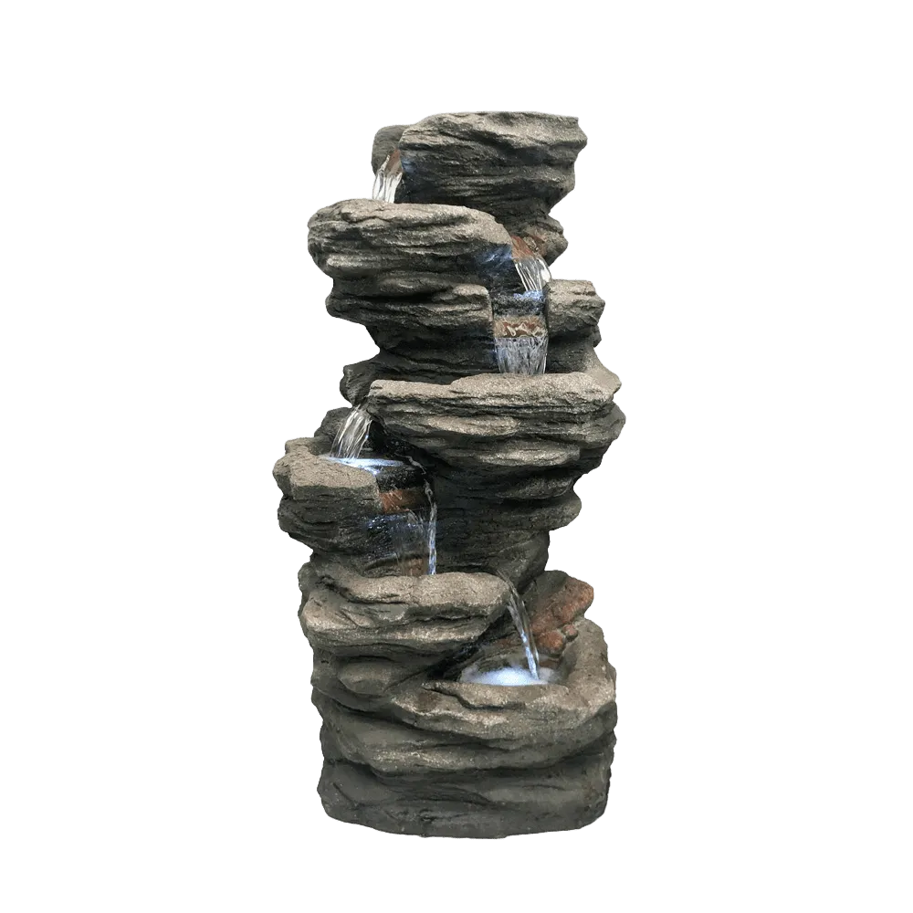 Driftora Rock Cascading LED Light Water Feature