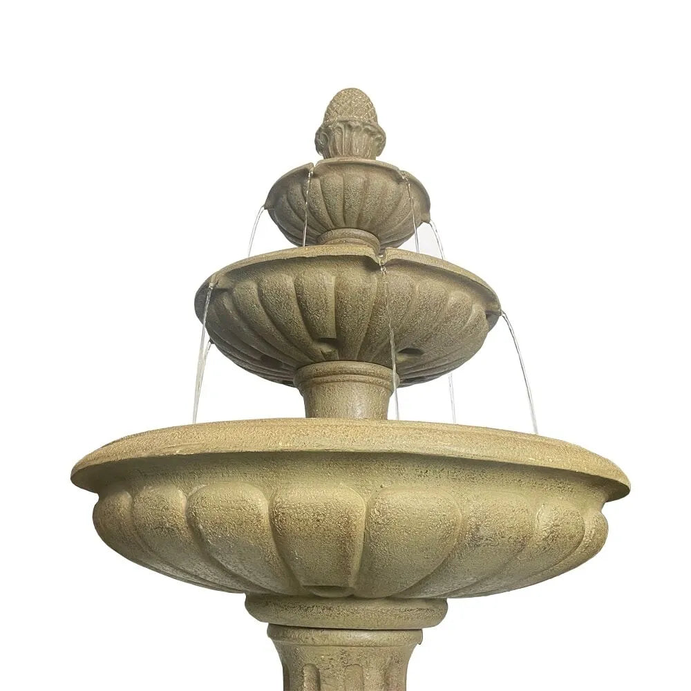 Elegant 3 Tier Birdbath Water Feature