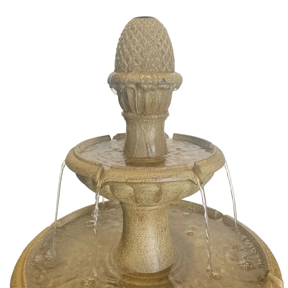 Elegant 3 Tier Birdbath Water Feature