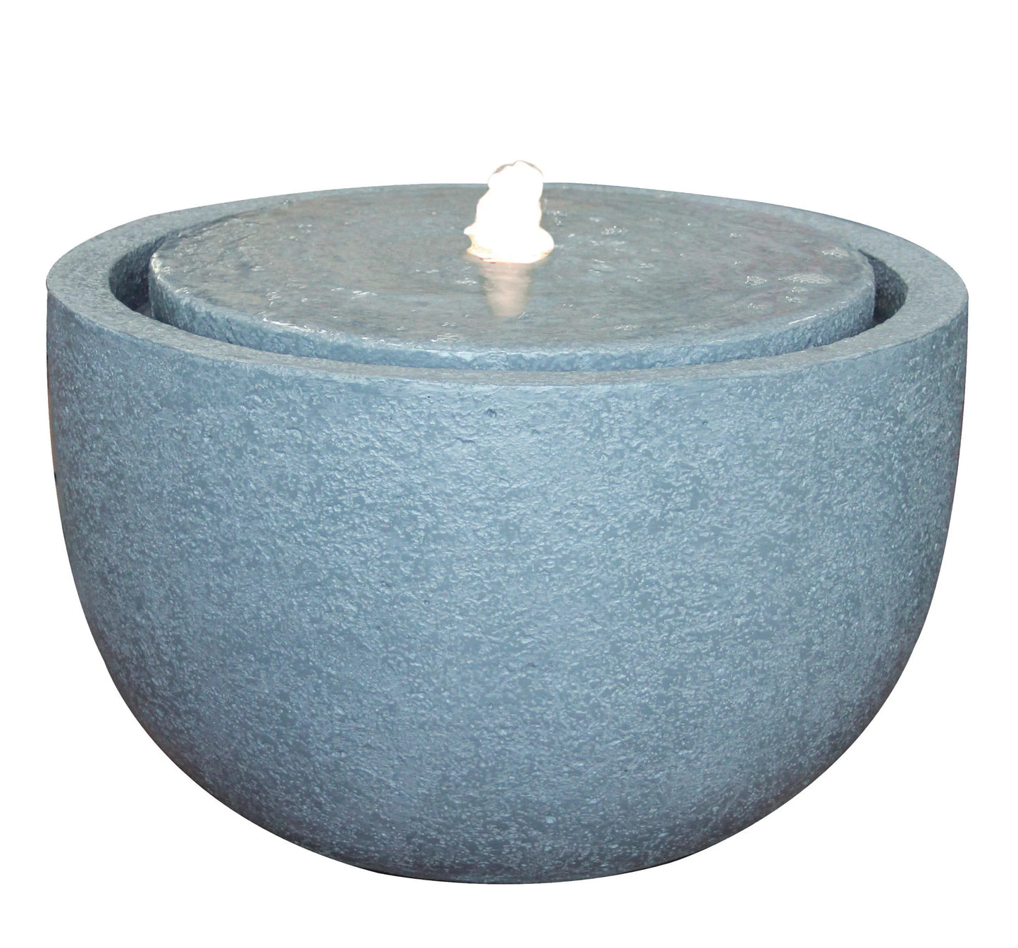 Bubbling Bowl Water Feature with LED Glow