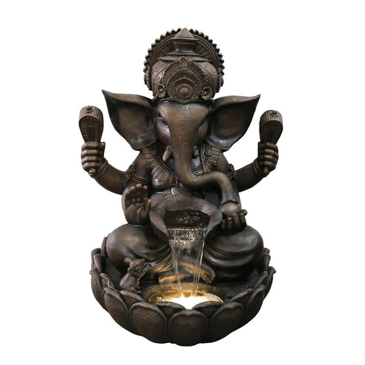 Ganesha Water Feature With LED Light