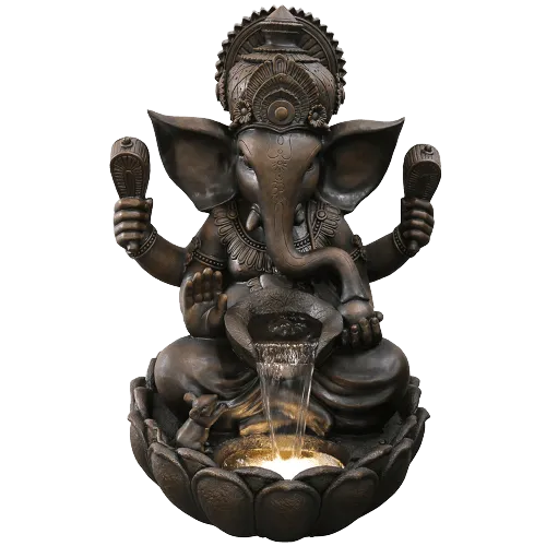 Ganesha Water Feature With LED Light